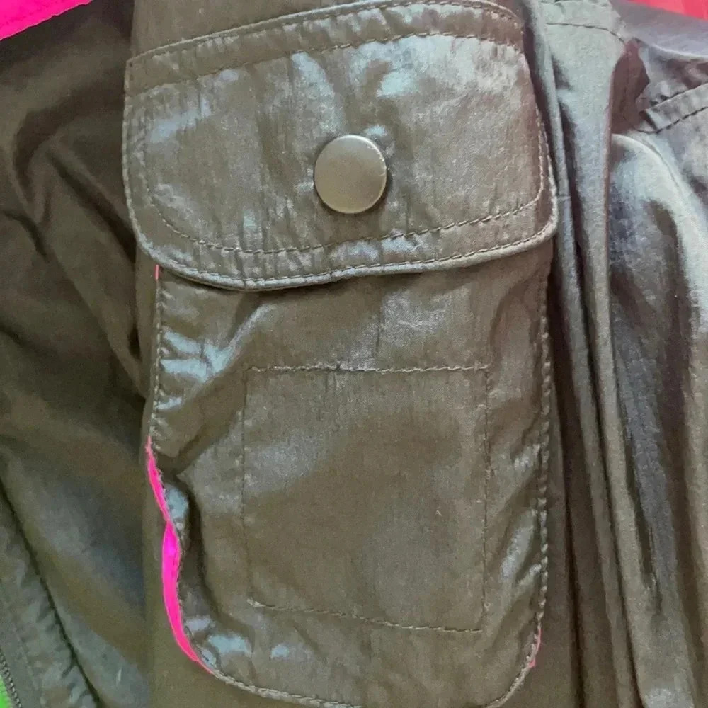 Vintage Retro Neon 80s 90s Snuggler Ski Fantasy Snow Jacket Ladies Sz M - Picture 8 of 11
